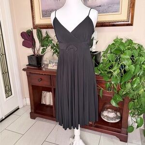 BCX Black Pleated Dress